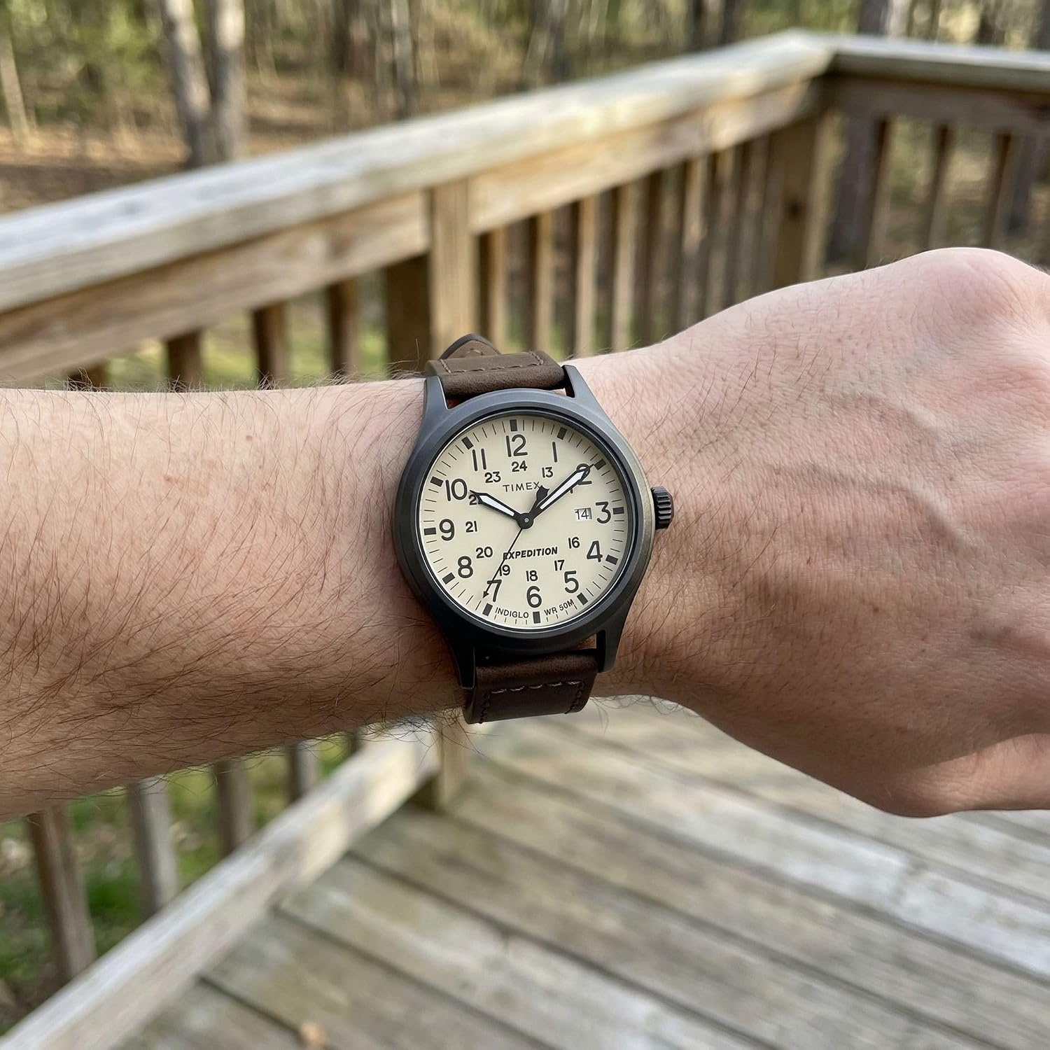 image:imageTimex Mens Expedition Scout 40mm WatchBrownNaturalBlack