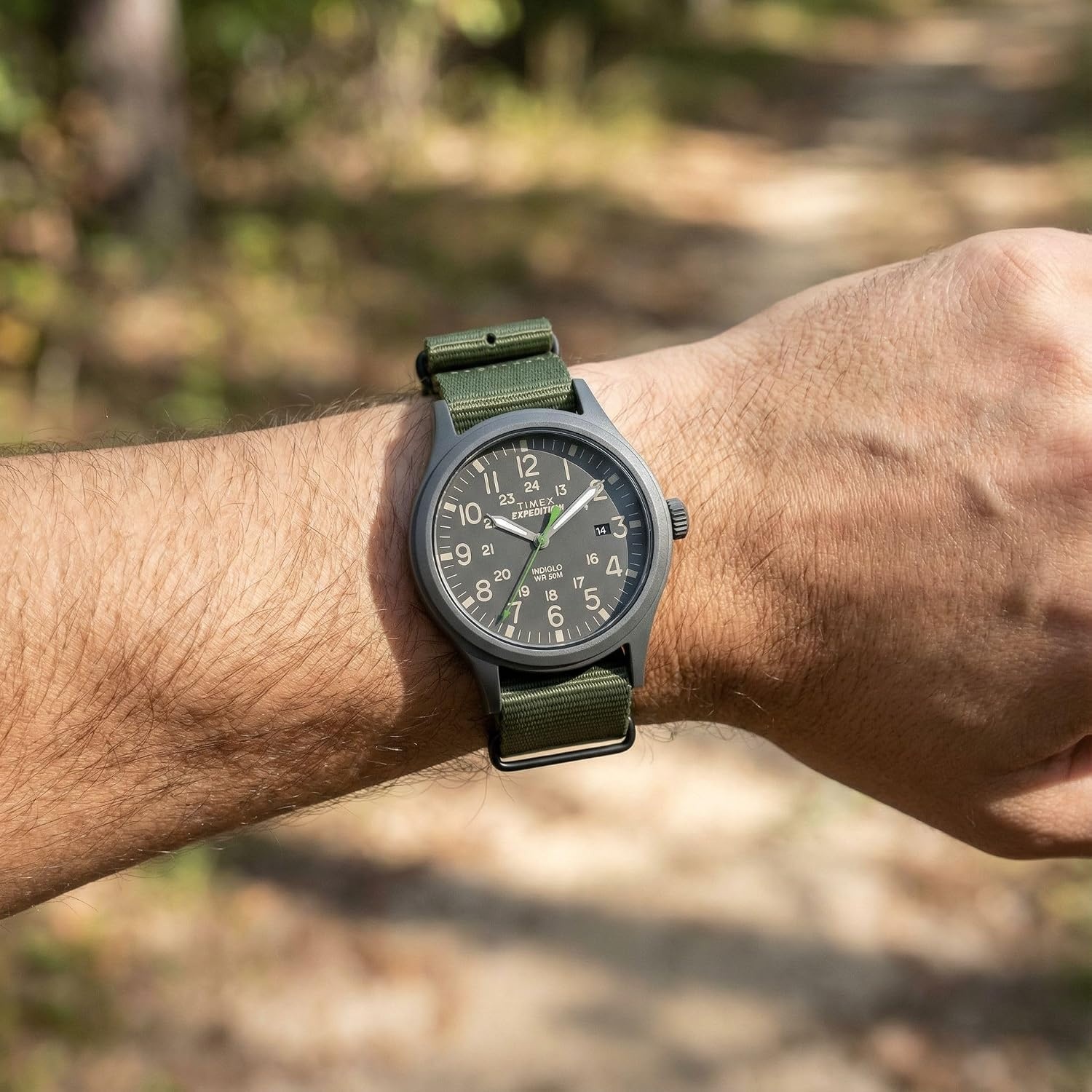 image:imageTimex Mens Expedition Scout 40mm WatchGreenBlackBlack