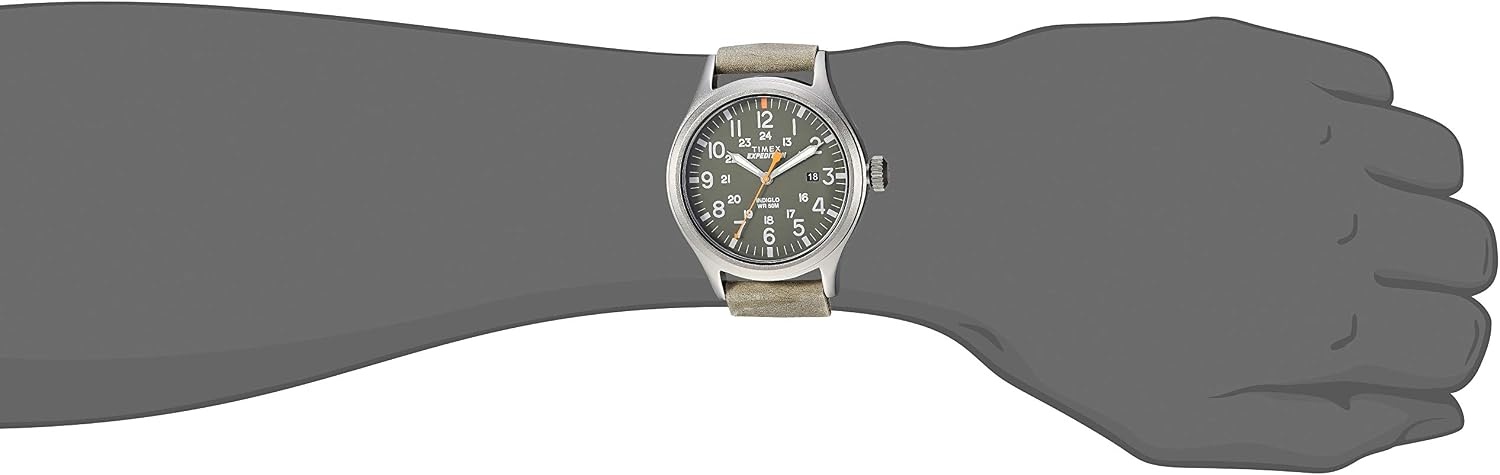 image:imageTimex Mens Expedition Scout 40mm WatchGreenGreenTitanium
