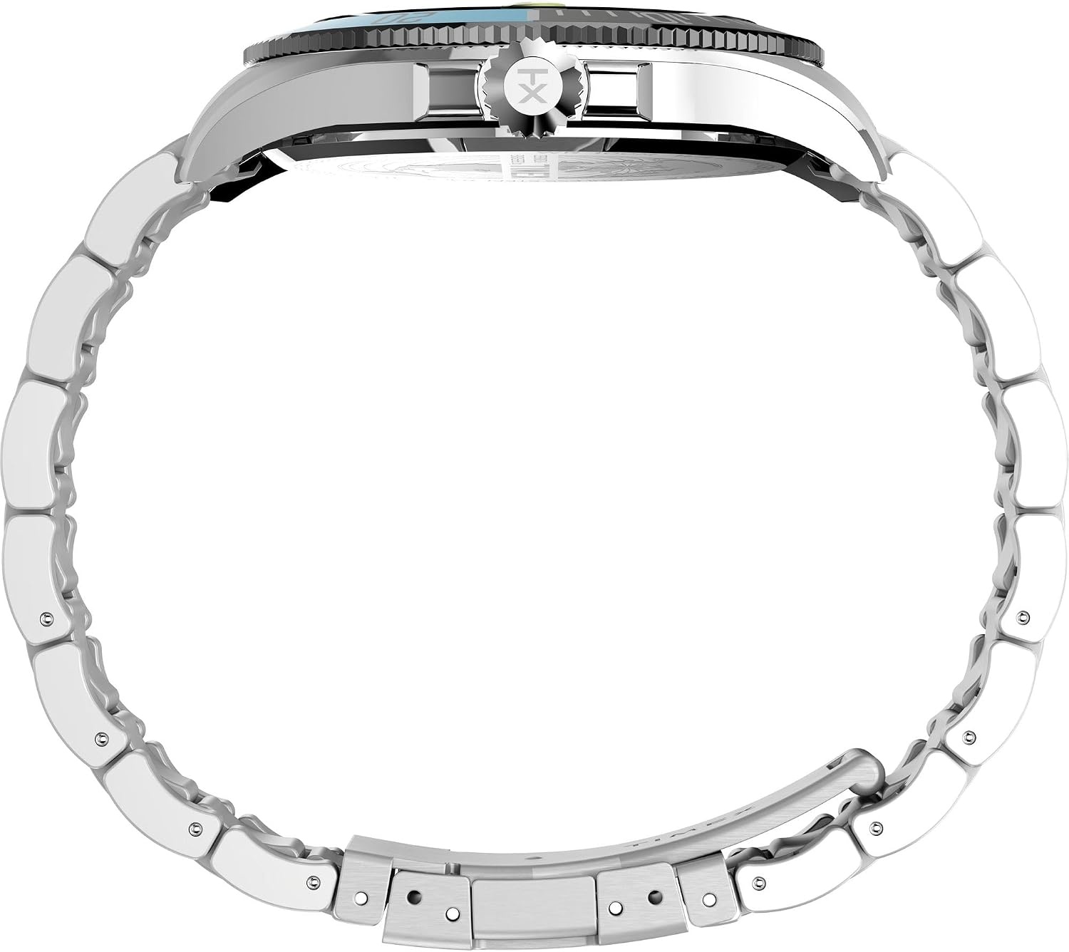 image:imageTimex Mens Harborside Coast 43mm Watch with SilverTone Case amp Stainless Steel BraceletStainless Steel