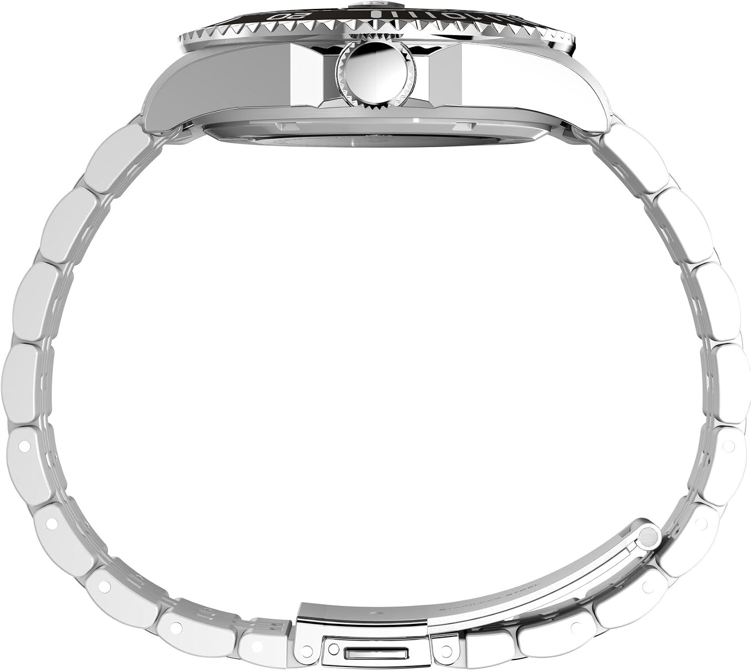 image:imageTimex Mens Harborside Coast Automatic 40mm WatchSilverToneSilverToneBlack
