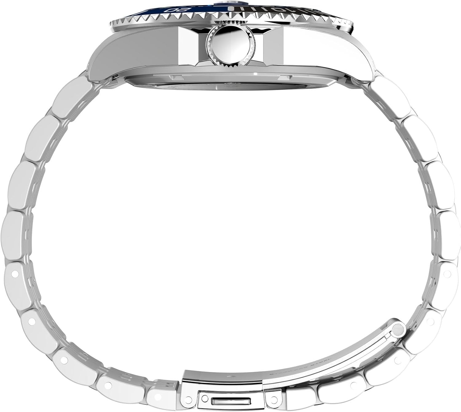 image:imageTimex Mens Harborside Coast Automatic 40mm WatchSilverToneSilverToneBlue
