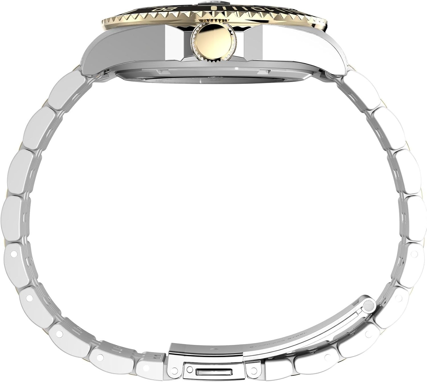 image:imageTimex Mens Harborside Coast Automatic 40mm WatchTwoToneTwoToneBlack
