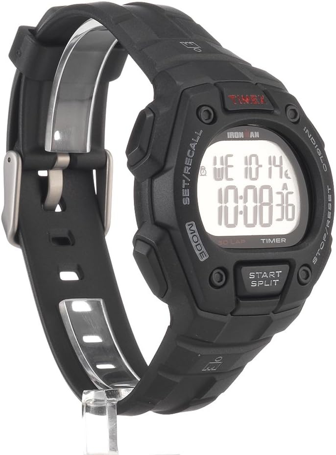 image:imageTimex Mens Ironman Triathlon Classic 30 38mm WatchBlackDigital GrayBlack