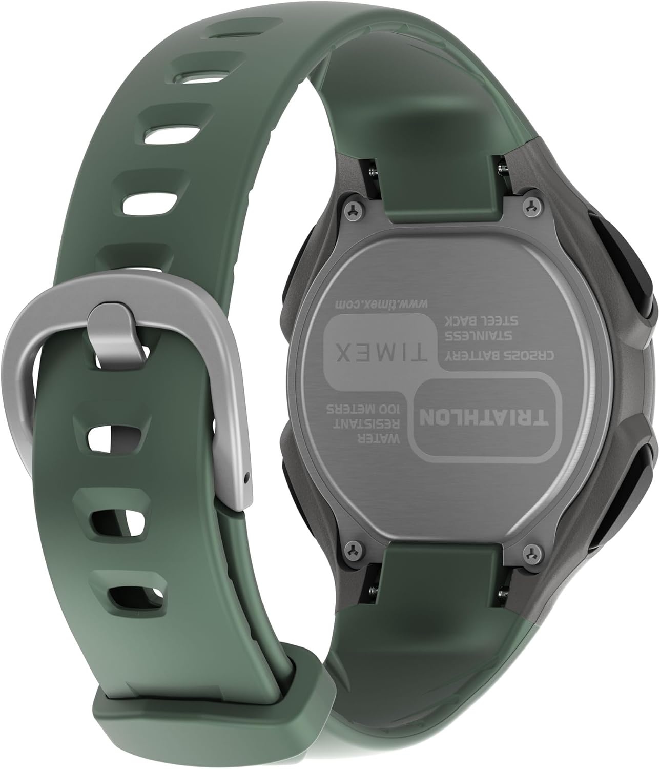 image:imageTimex Mens Ironman Triathlon Classic 30 38mm WatchGreenDigitalBlack