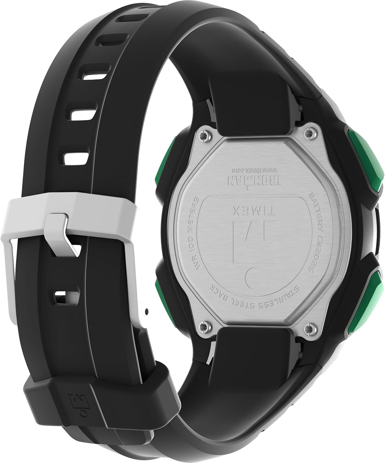 image:imageTimex Mens Ironman Triathlon Classic 30 41mm WatchBlackDigitalBlackGreen