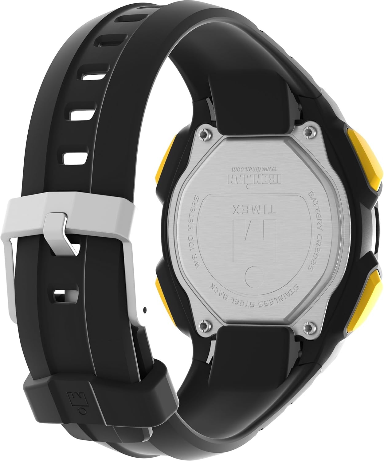 image:imageTimex Mens Ironman Triathlon Classic 30 41mm WatchBlackDigitalBlackYellow