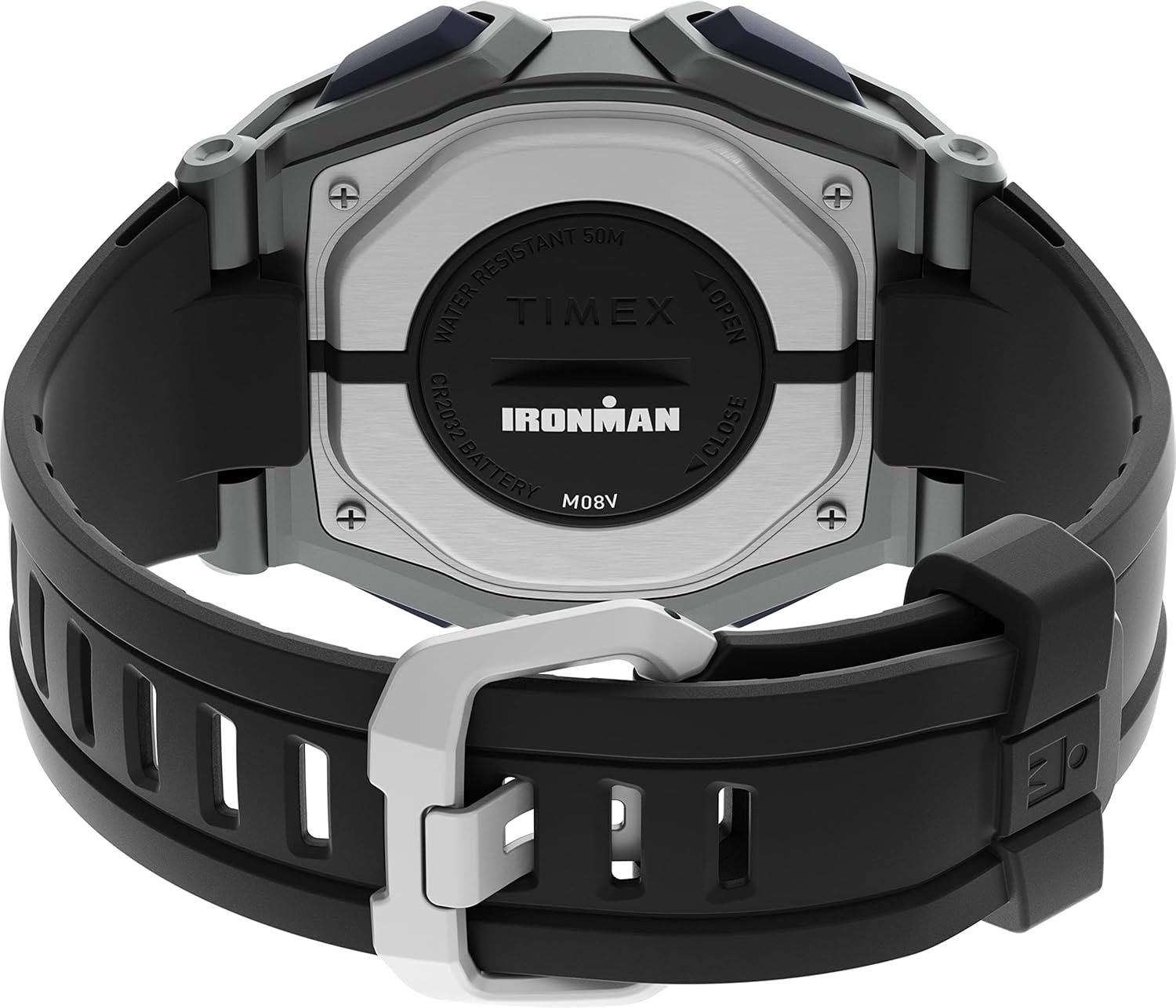 image:imageTimex Mens Ironman Triathlon Classic 43mm WatchBlackDigitalGrayGray