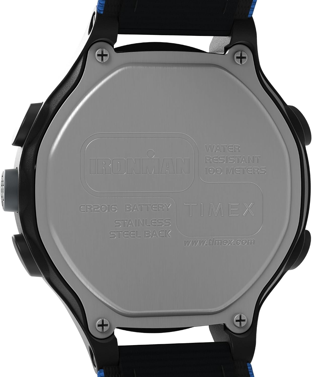 image:imageTimex Mens Ironman Triathlon T200 42mm WatchBlackBlackDigital