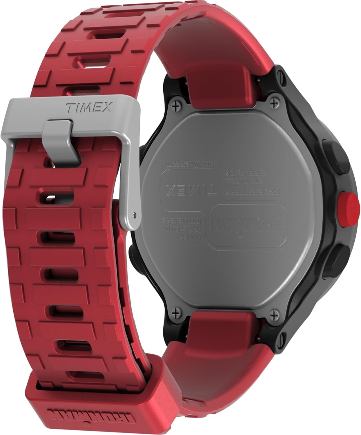 image:imageTimex Mens Ironman Triathlon T200 42mm WatchRedBlackDigital
