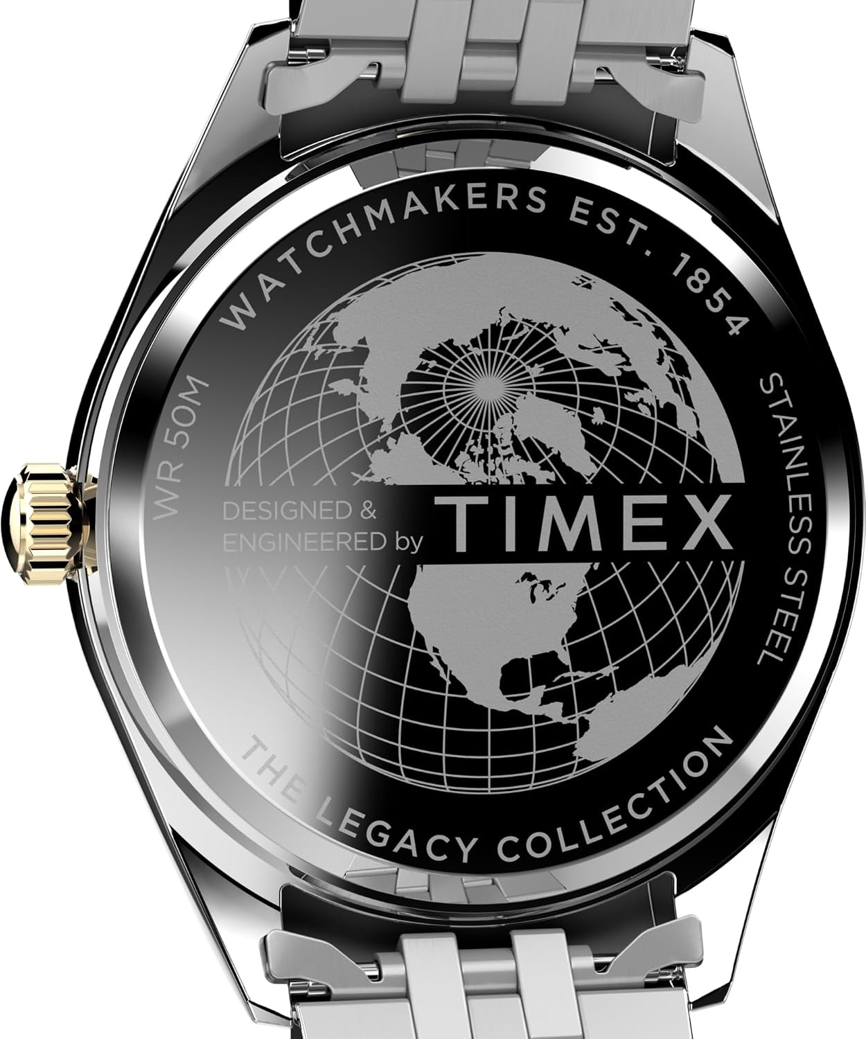 image:imageTimex Mens Legacy 41mm WatchTwoToneBlueTwoTone