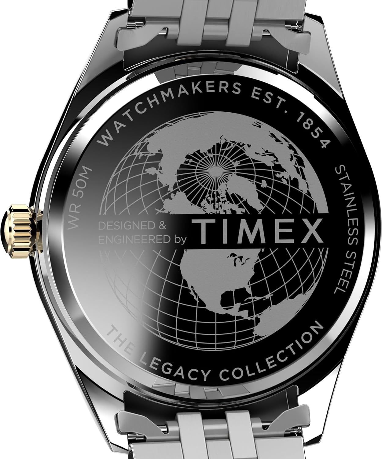 image:imageTimex Mens Legacy 41mm WatchTwoToneGreenTwoTone