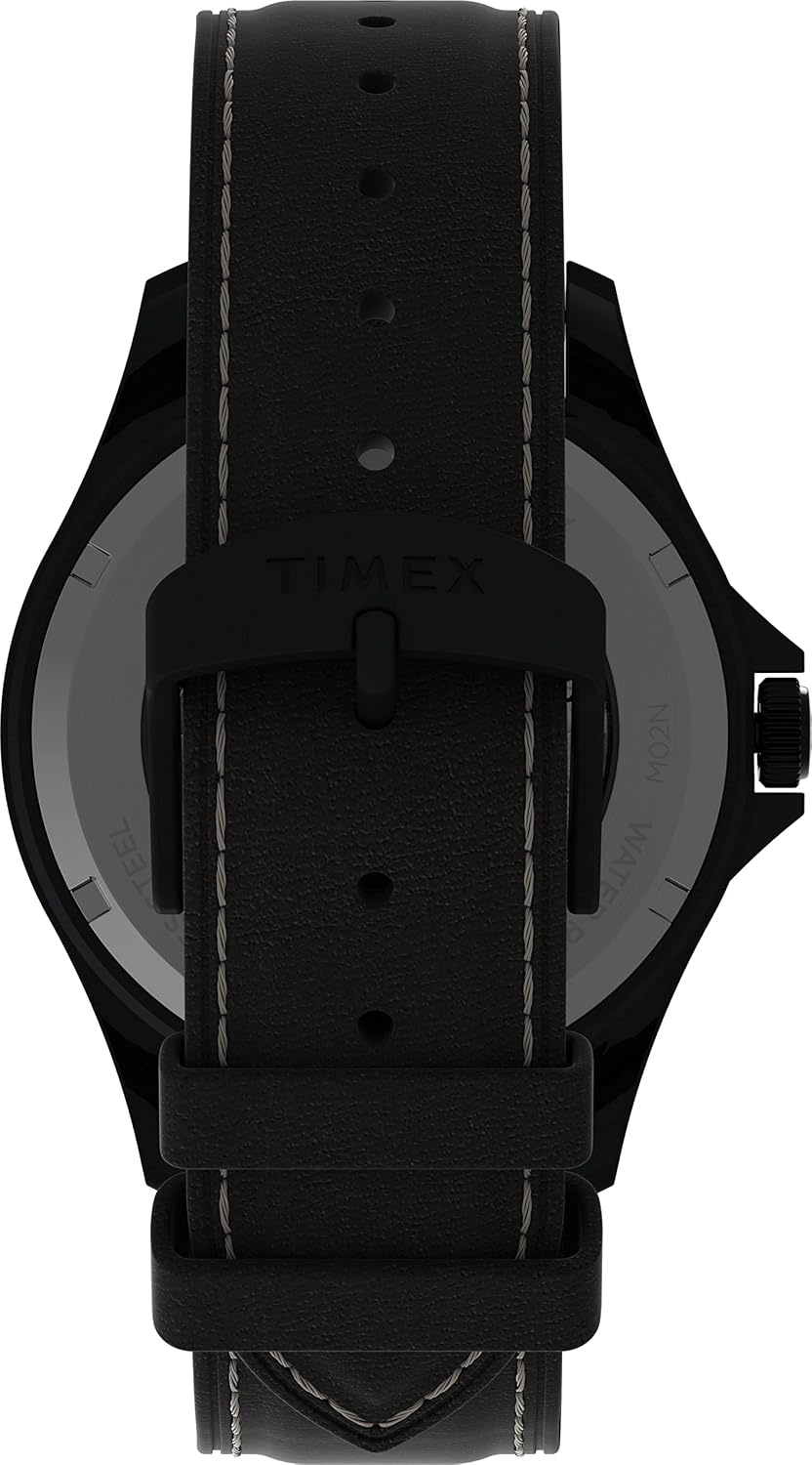 image:imageTimex Mens Navi XL 41mm WatchBlackBlackBlackBlue