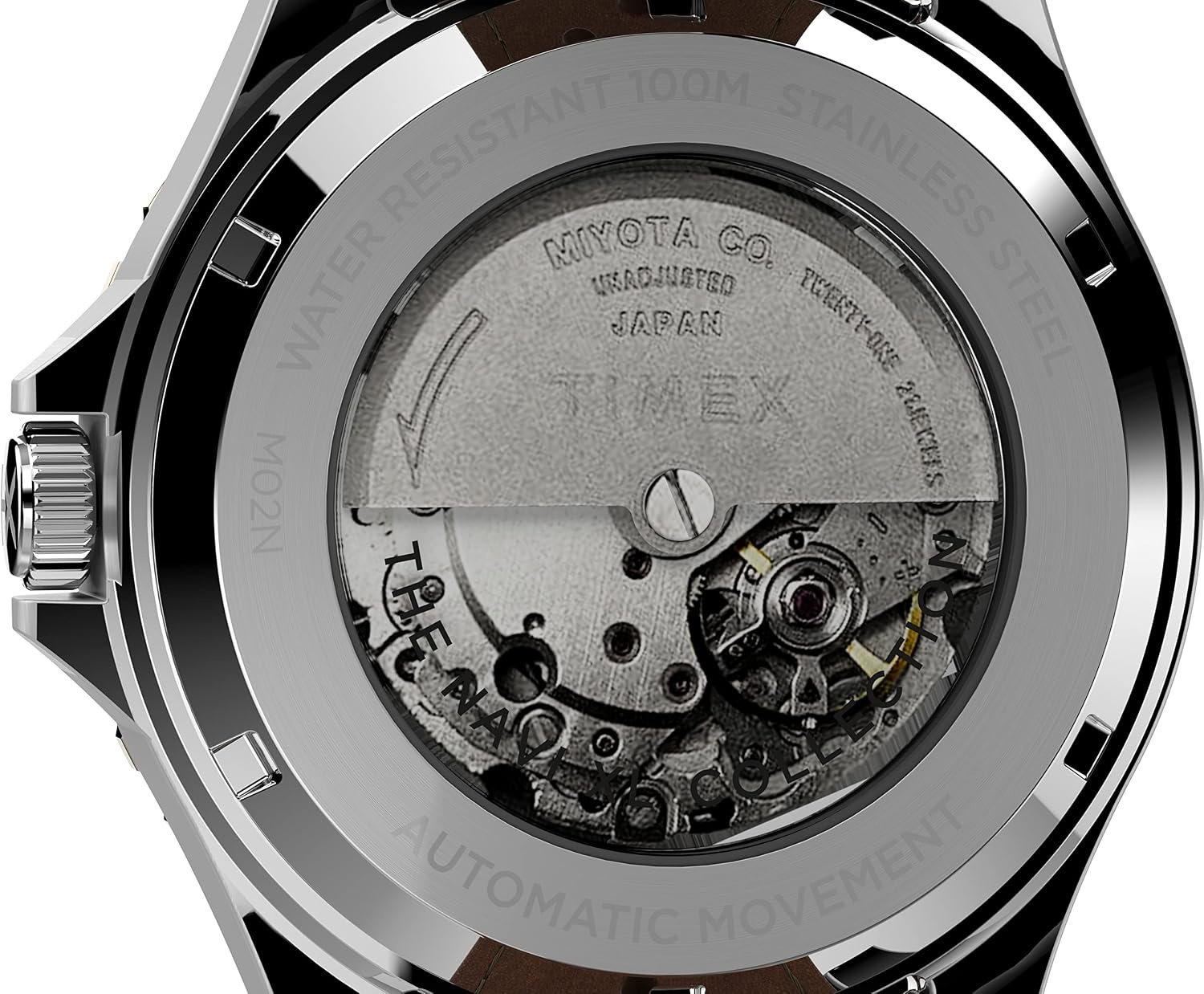 image:imageTimex Mens Navi XL 41mm WatchBrownTanStainless Steel