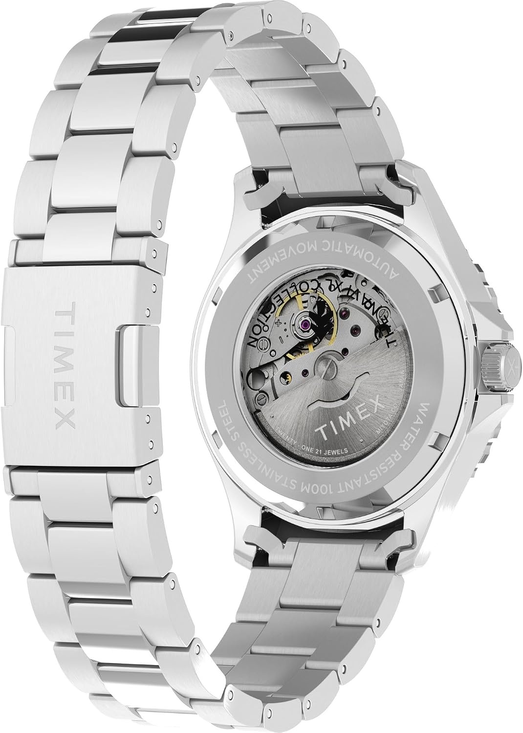 image:imageTimex Mens Navi XL 41mm WatchStainless SteelStainless SteelBlack