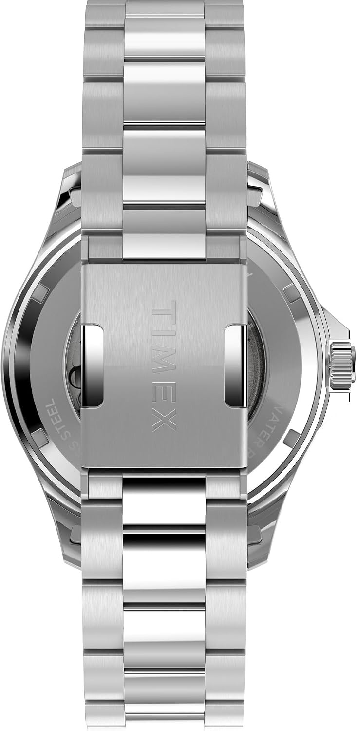 image:imageTimex Mens Navi XL 41mm WatchStainless SteelStainless SteelGreen