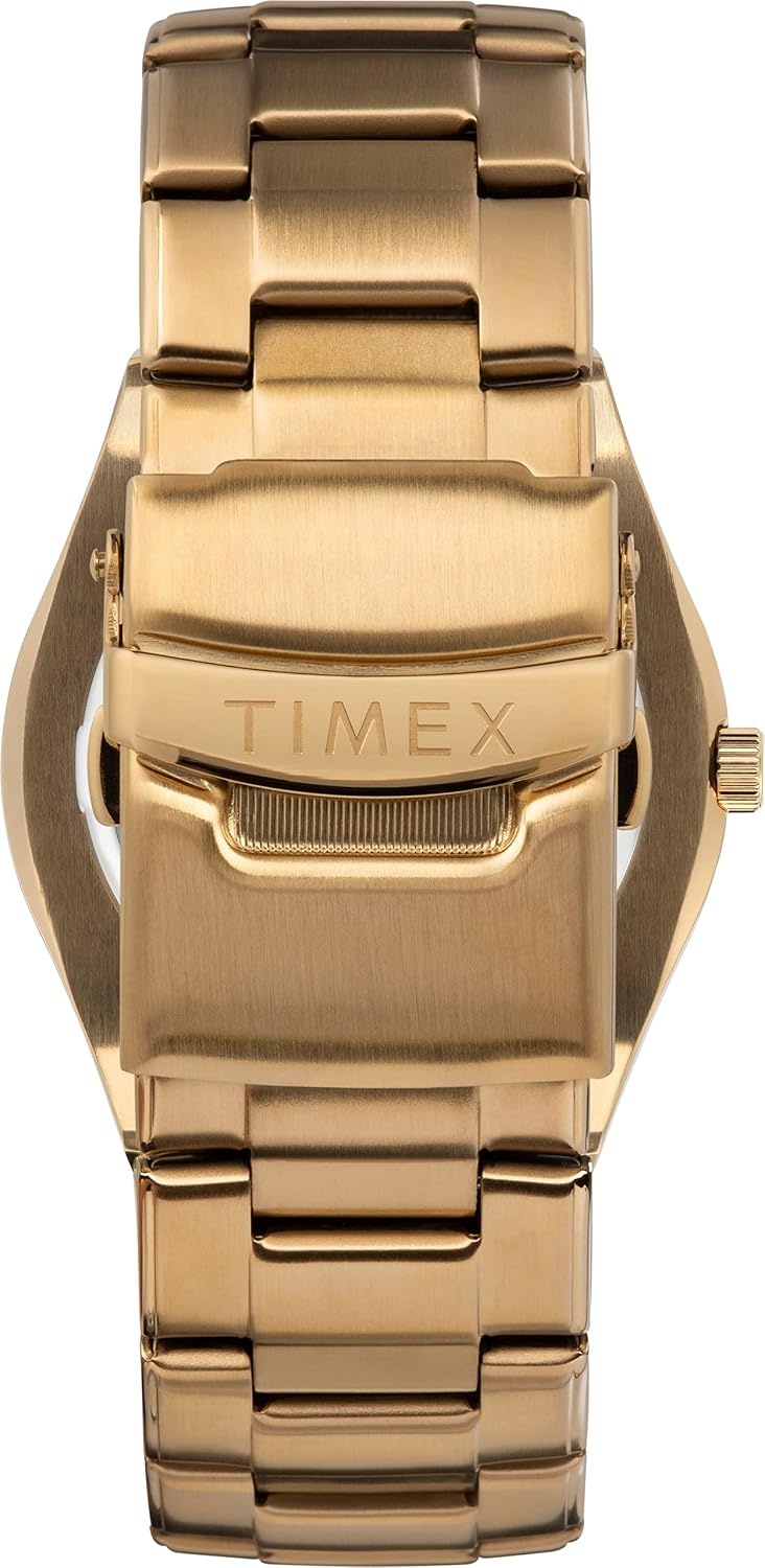image:imageTimex Mens Solar Premium Dress 43mm Watchgoldblue