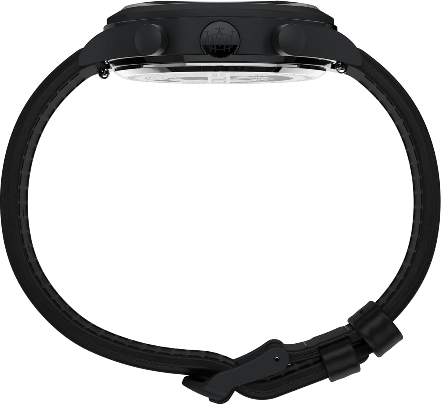 image:imageTimex Mens Waterbury Chronograph 42mm Watch Stainless Steel Bracelet Black Dial Stainless Steel CaseBlackBlackBlack