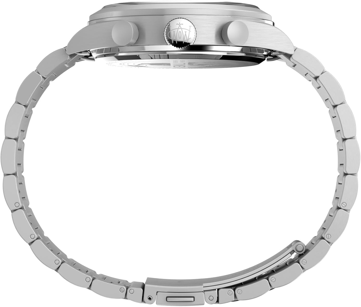 image:imageTimex Mens Waterbury Chronograph 42mm Watch Stainless Steel Bracelet Black Dial Stainless Steel CaseStainless Steel
