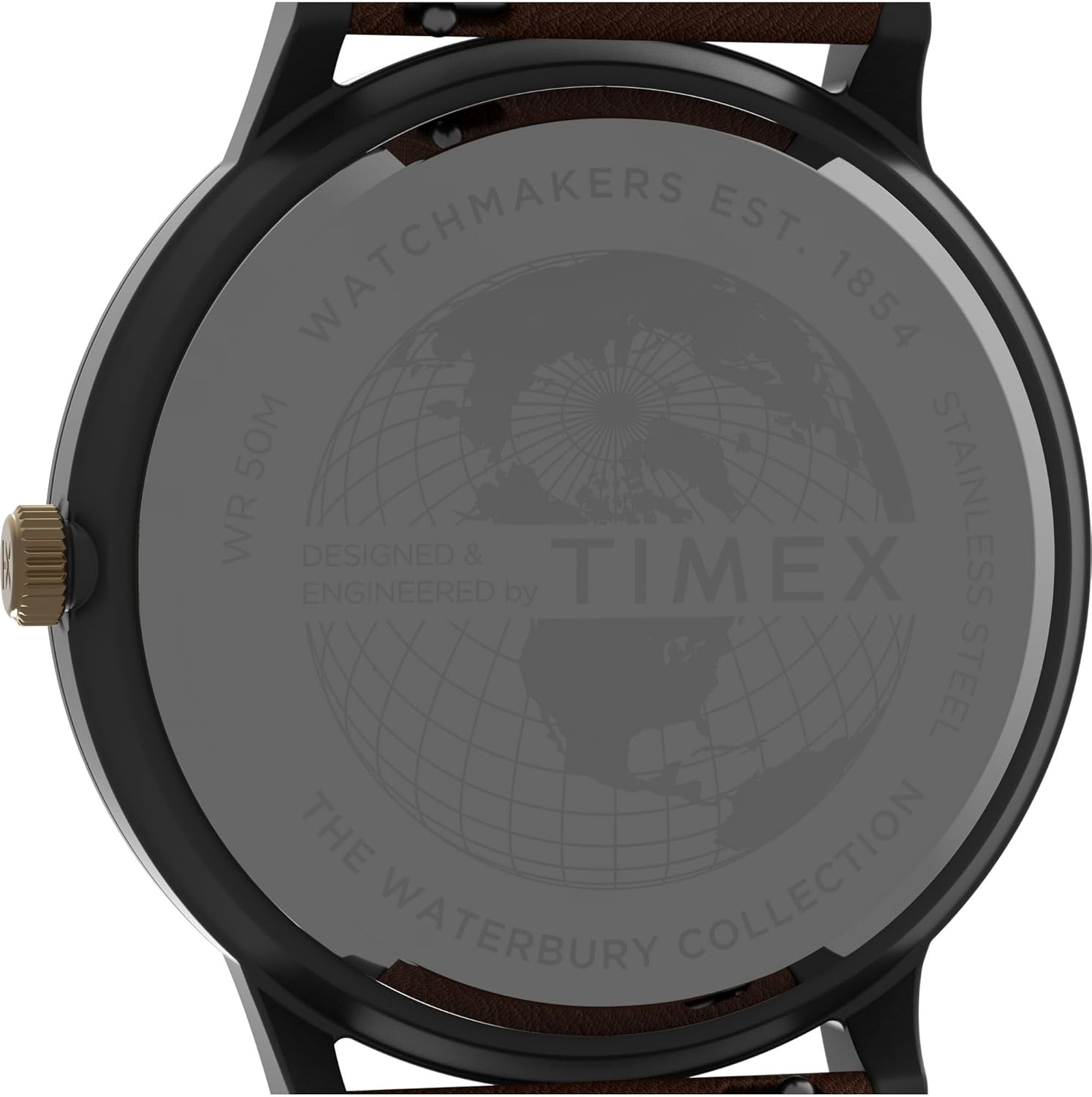 image:imageTimex Mens Waterbury Classic 40mm WatchBrownBlueGunmetal