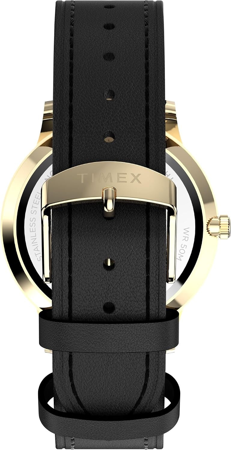 image:imageTimex Mens Waterbury Classic 40mm WatchBrownGoldToneGreen