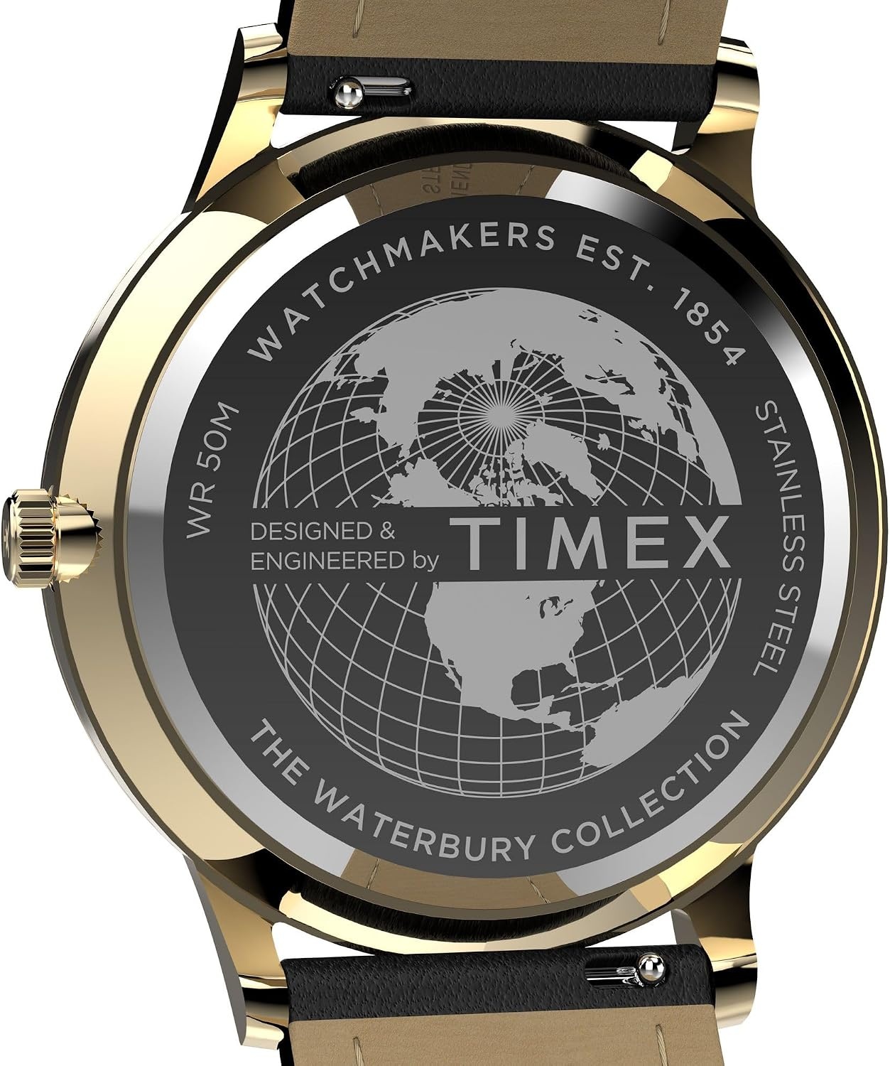 image:imageTimex Mens Waterbury Classic 40mm WatchBrownGoldToneGreen