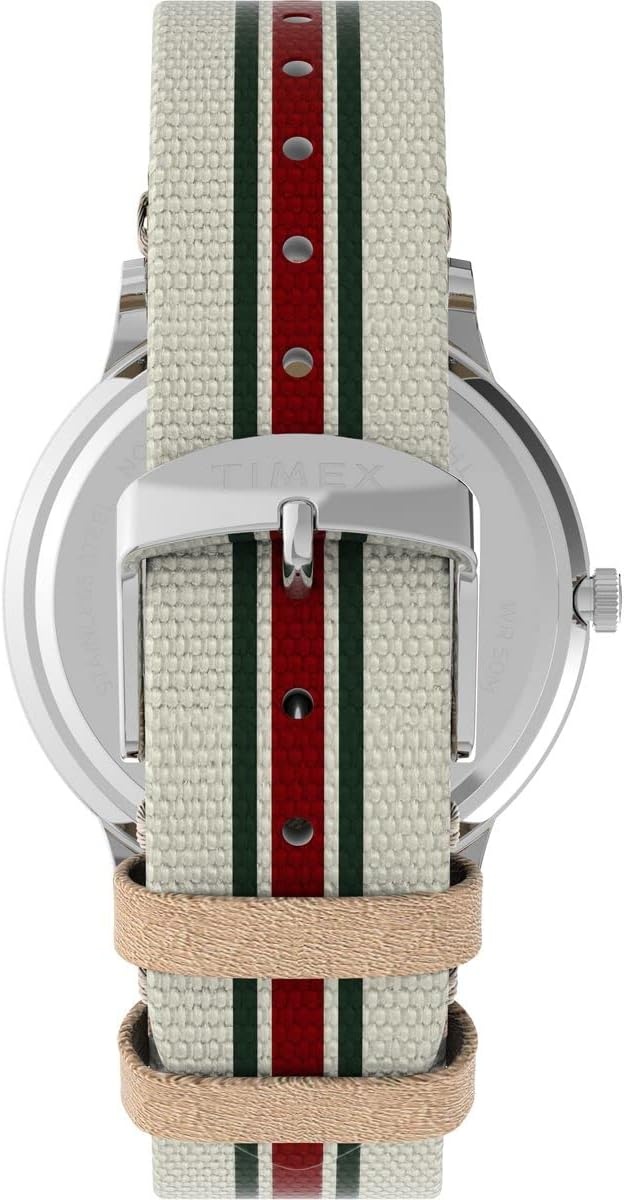 image:imageTimex Mens Waterbury Classic 40mm WatchWhiteGray