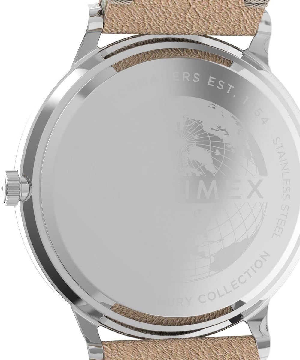 image:imageTimex Mens Waterbury Classic 40mm WatchWhiteGray
