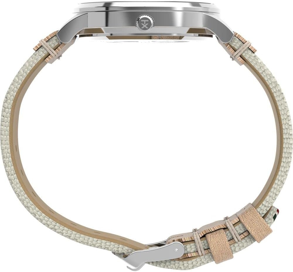 image:imageTimex Mens Waterbury Classic 40mm WatchWhiteGray
