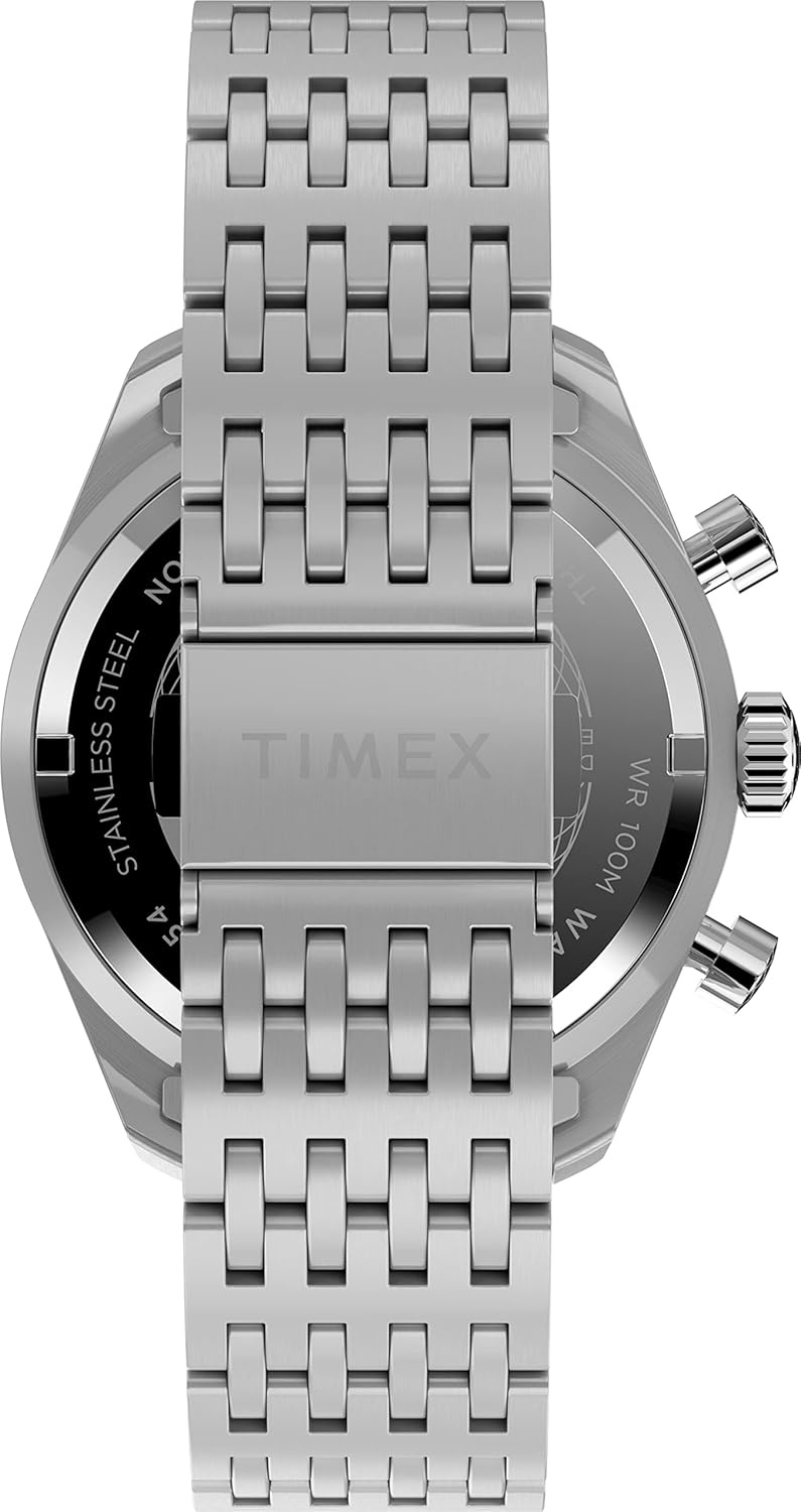 image:imageTimex Mens Waterbury Diver 40mm WatchStainless SteelSilverToneStainless Steel