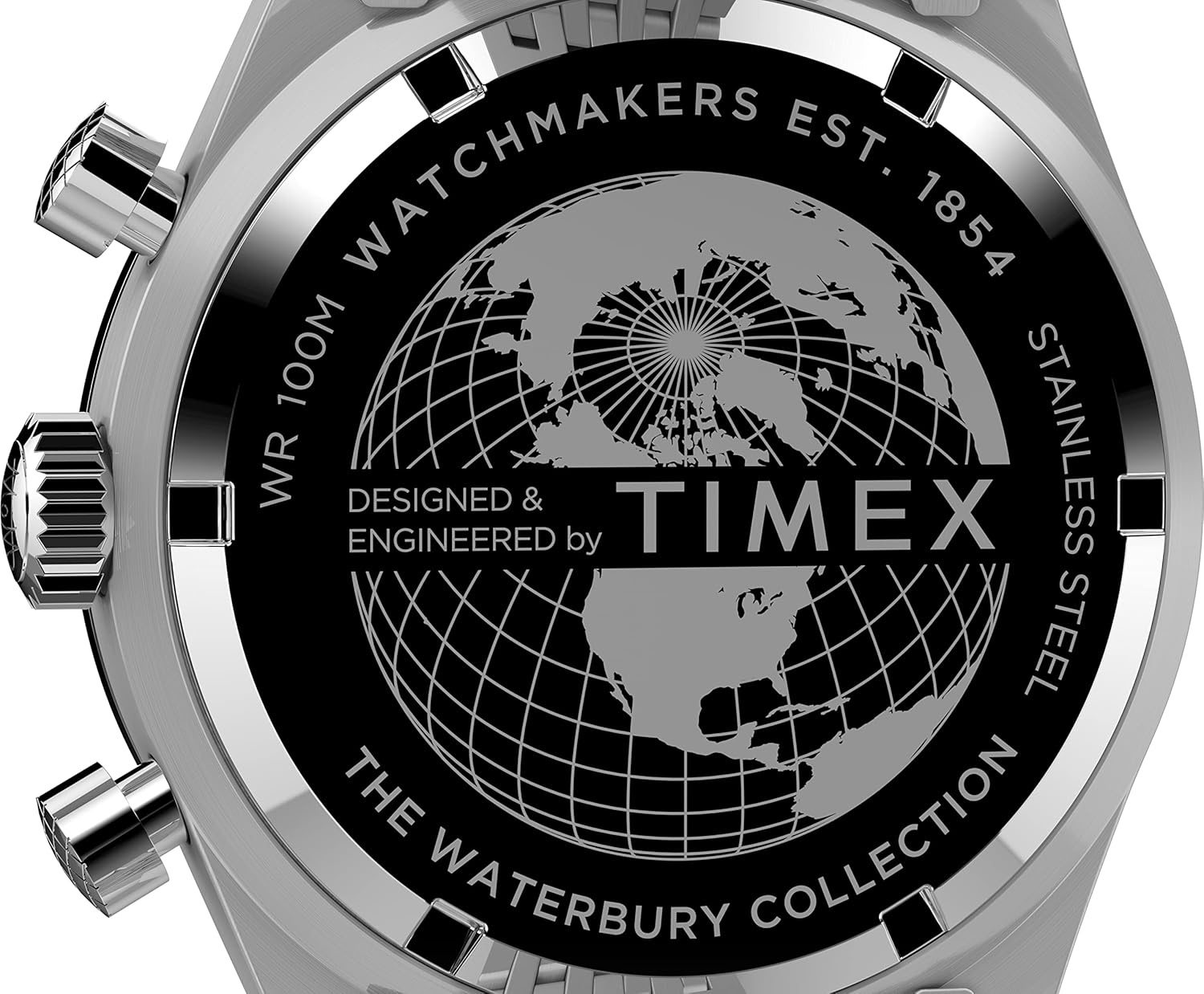 image:imageTimex Mens Waterbury Diver 40mm WatchStainless SteelSilverToneStainless Steel
