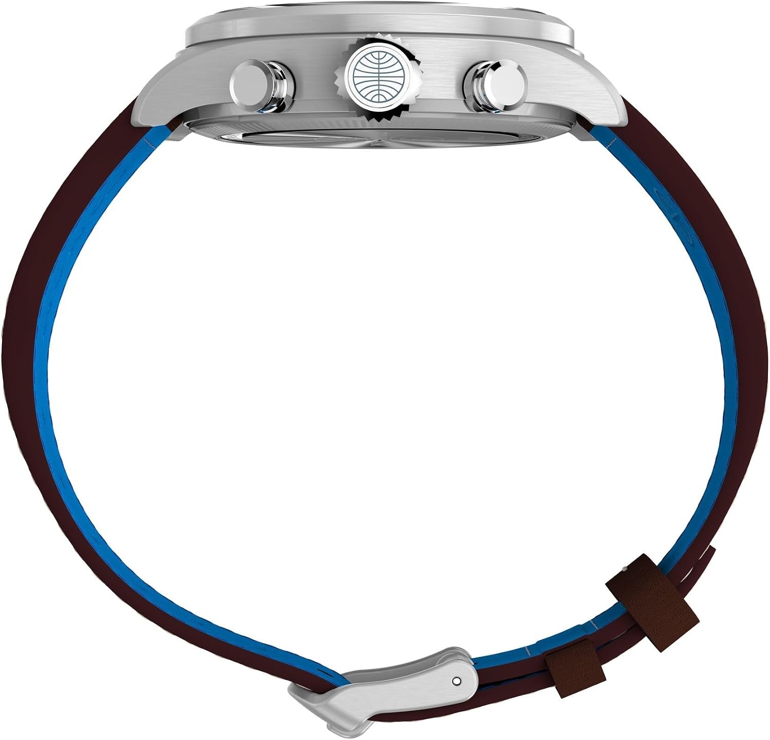 image:imageTimex Mens Waterbury Traditional 41mm WatchBrownStainless SteelSilverTone