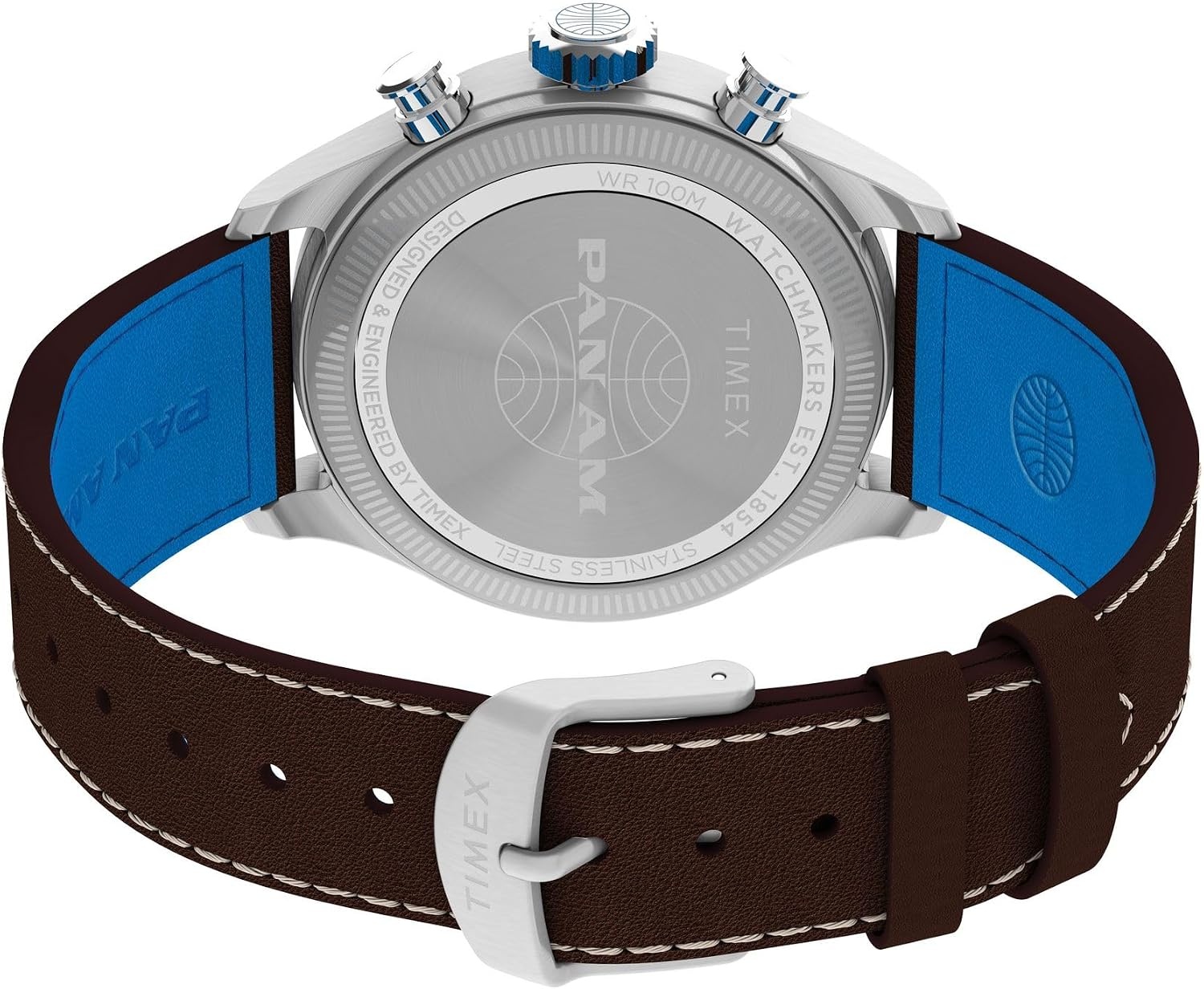 image:imageTimex Mens Waterbury Traditional 41mm WatchBrownStainless SteelSilverTone