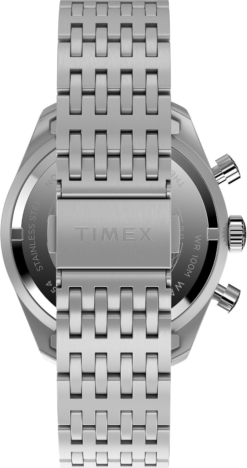 image:imageTimex Mens Waterbury Traditional 41mm WatchStainless SteelStainless SteelSilverTone