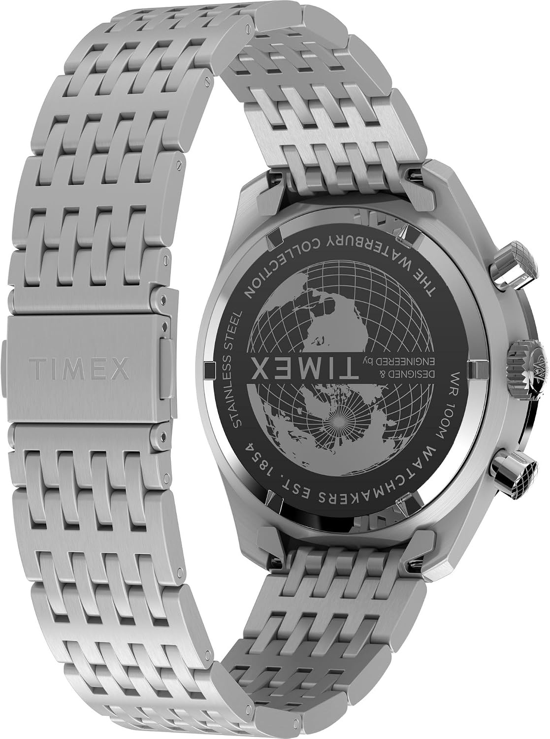 image:imageTimex Mens Waterbury Traditional 41mm WatchStainless SteelStainless SteelSilverTone