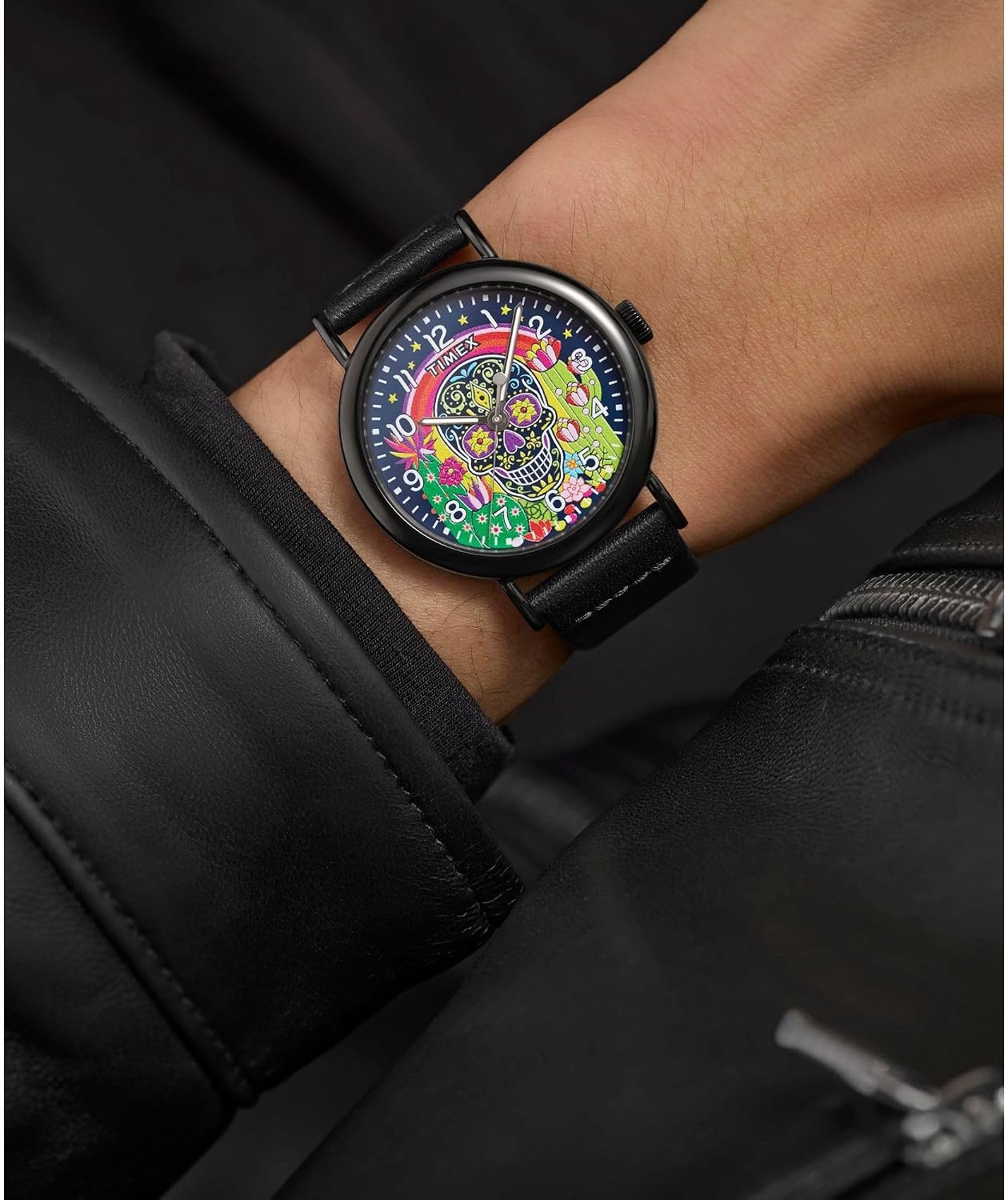 image:imageTimex Mens Weekender 40mm WatchBlackBlackBlackDial Graphic
