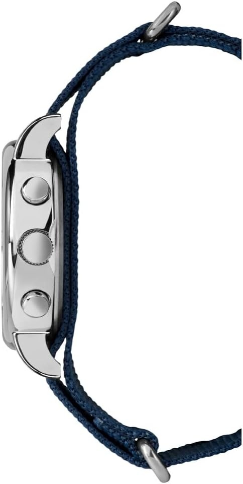 image:imageTimex Mens Weekender 40mm WatchBlueCreamSilverTone