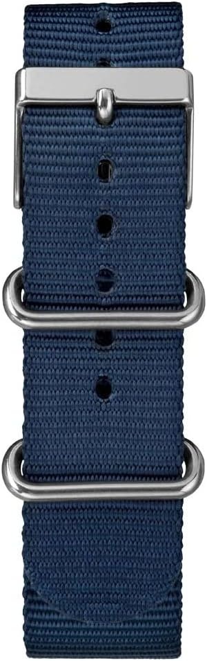 image:imageTimex Mens Weekender 40mm WatchBlueCreamSilverTone