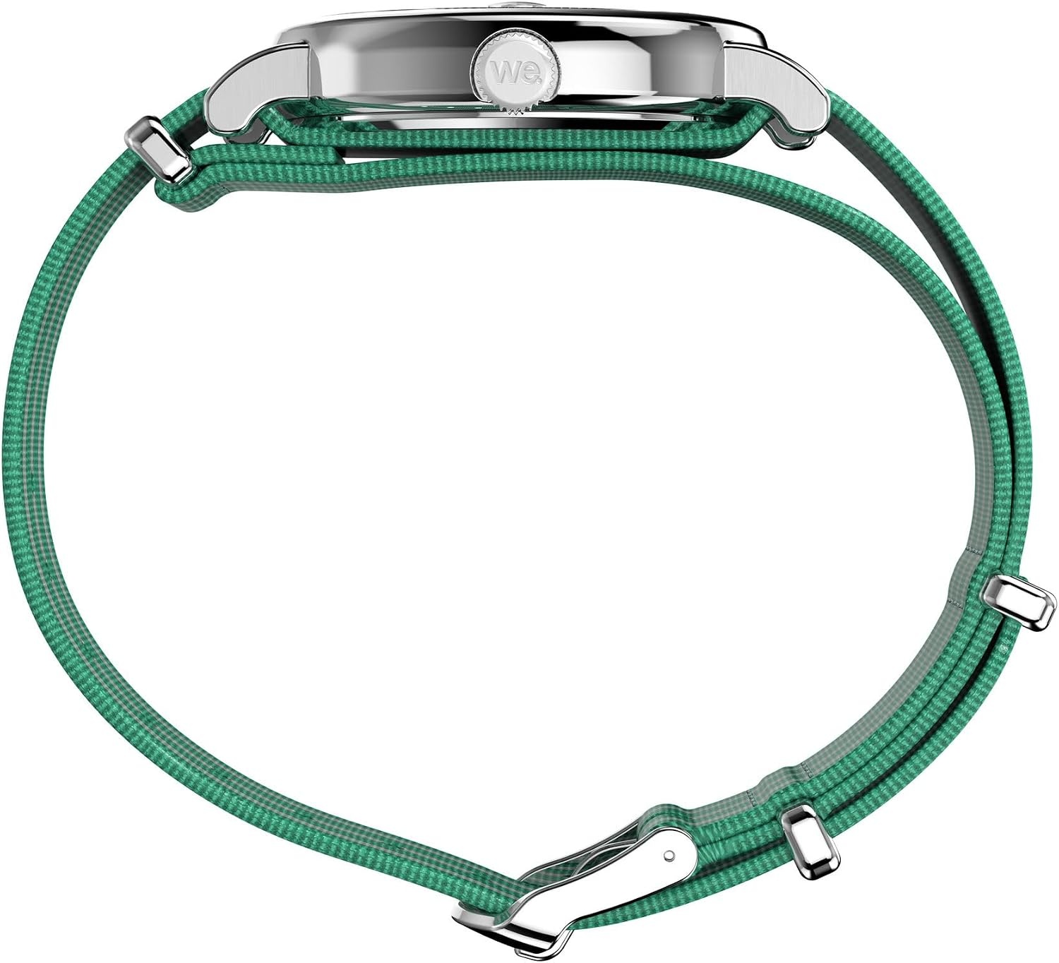 image:imageTimex Mens Weekender 40mm WatchGreenSilverToneWhite