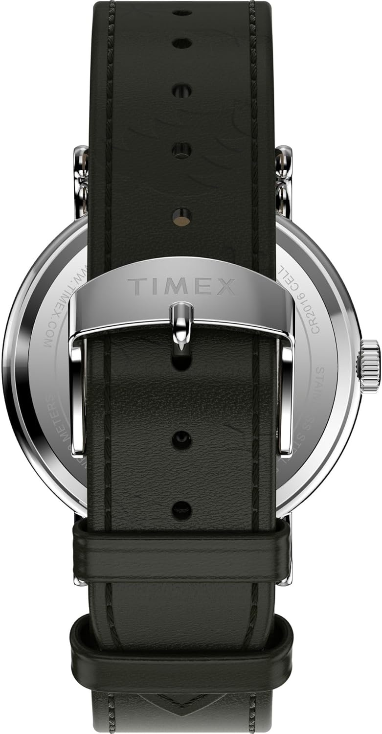 image:imageTimex Mens Weekender 40mm WatchGreenSilverToneWhiteSnoopy