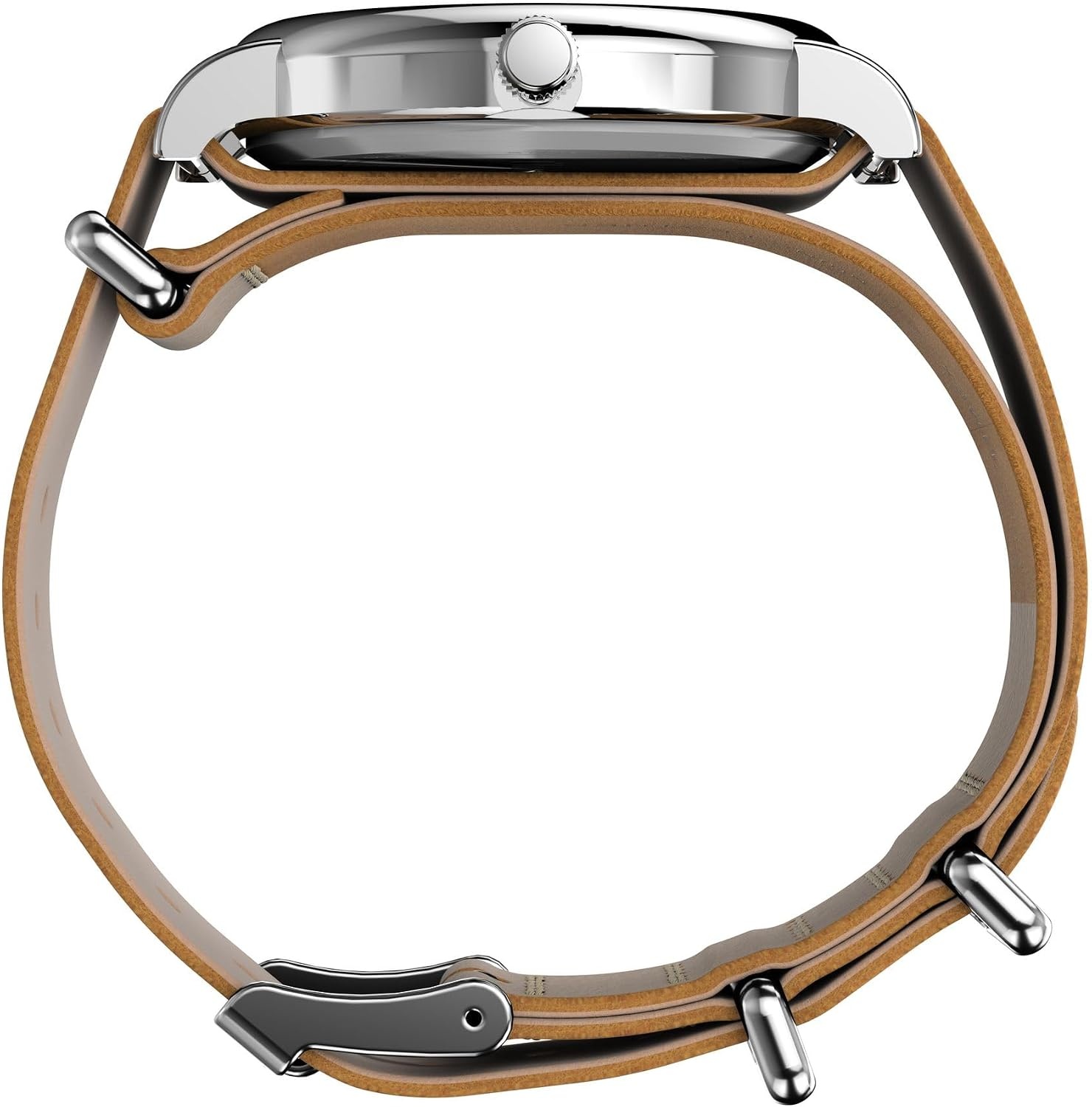 image:imageTimex Mens Weekender 40mm WatchTanSilverToneCream