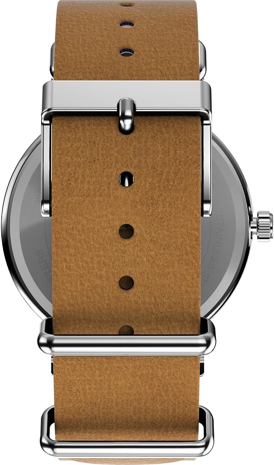 image:imageTimex Mens Weekender 40mm WatchTanSilverToneCream