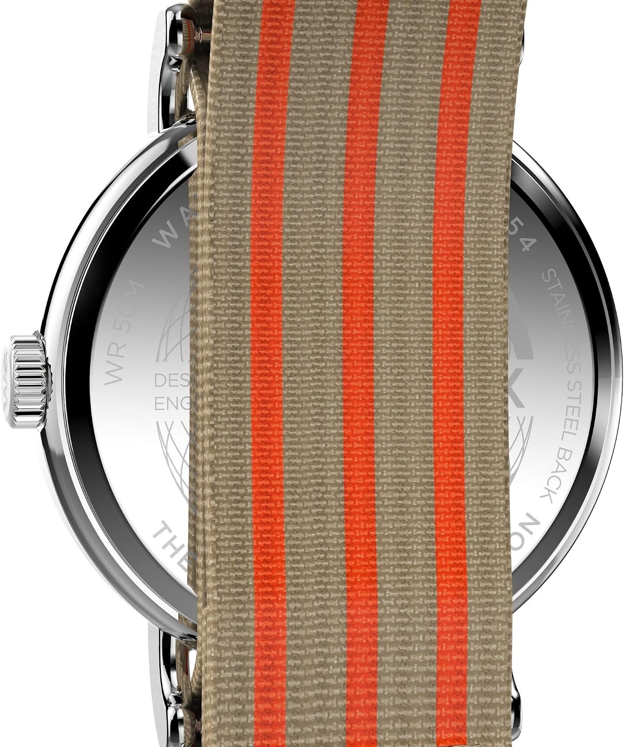 image:imageTimex Mens Weekender 40mm WatchTanSilverToneWhite