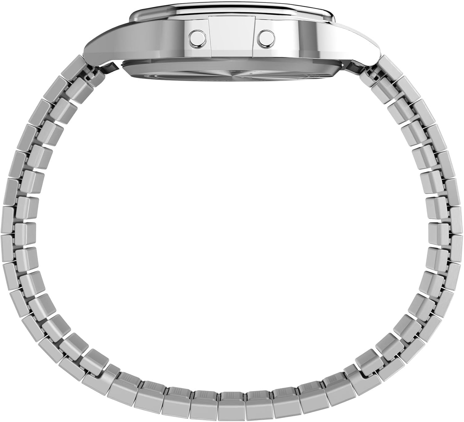 image:imageTimex T80 34mm Watch with Stainless Steel BraceletStainless SteelSilverToneDigital