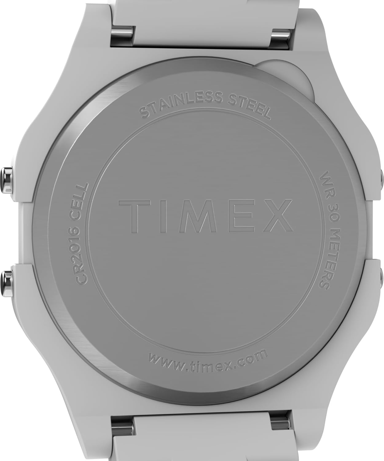 image:imageTimex T80 34mm Watch with Stainless Steel BraceletWhite