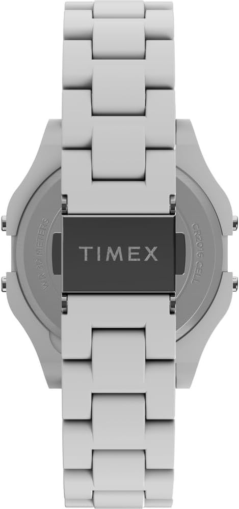 image:imageTimex T80 34mm Watch with Stainless Steel BraceletWhite