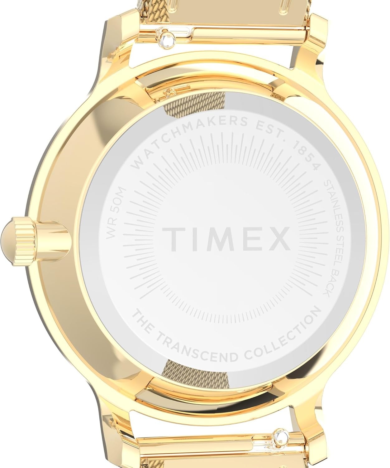 image:imageTimex Transcend 34mm Womens Analog Watch Stylish Modern DesignGoldToneGoldToneGreen
