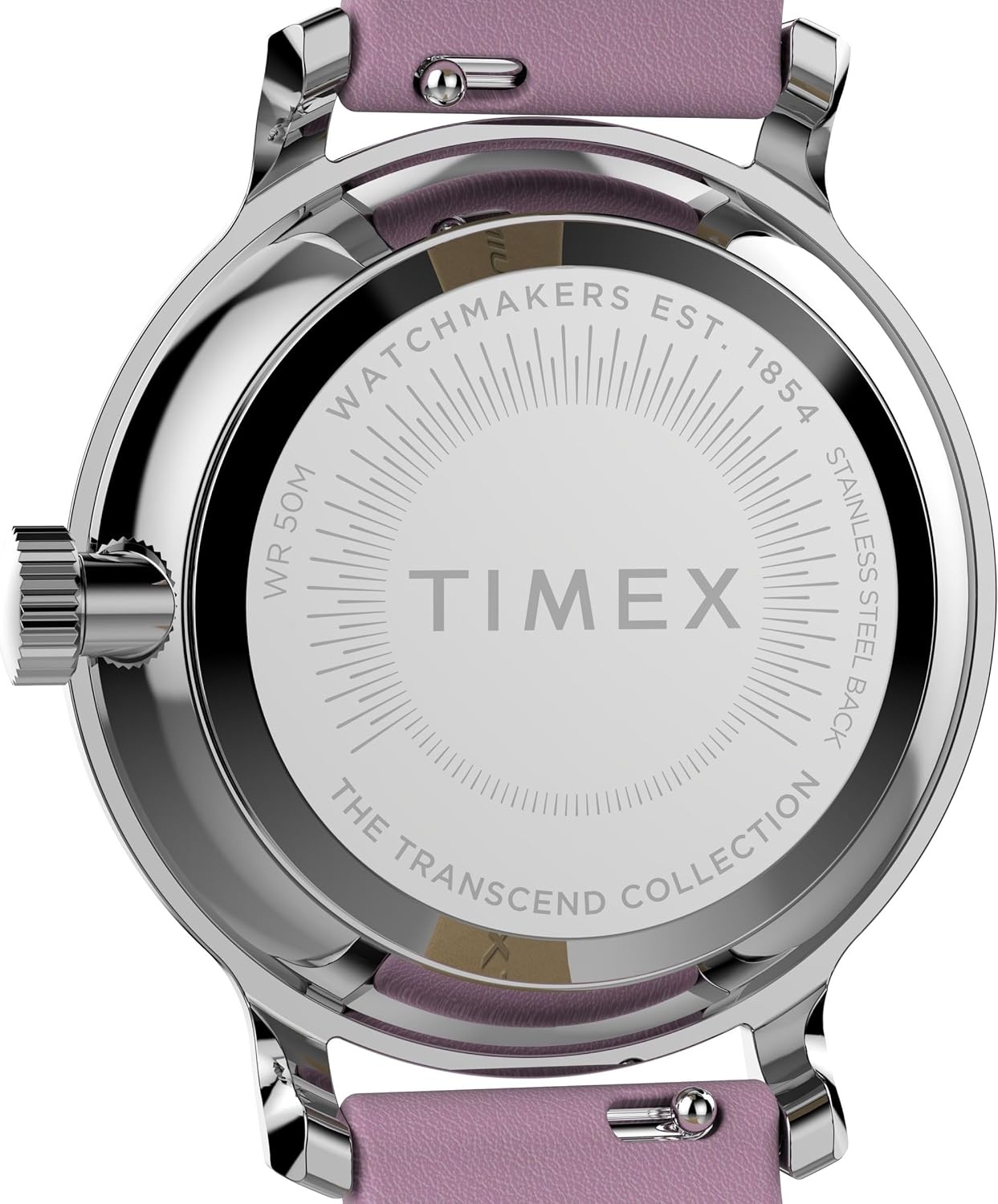 image:imageTimex Transcend 34mm Womens Analog Watch Stylish Modern DesignPurpleSilverToneSilverTone