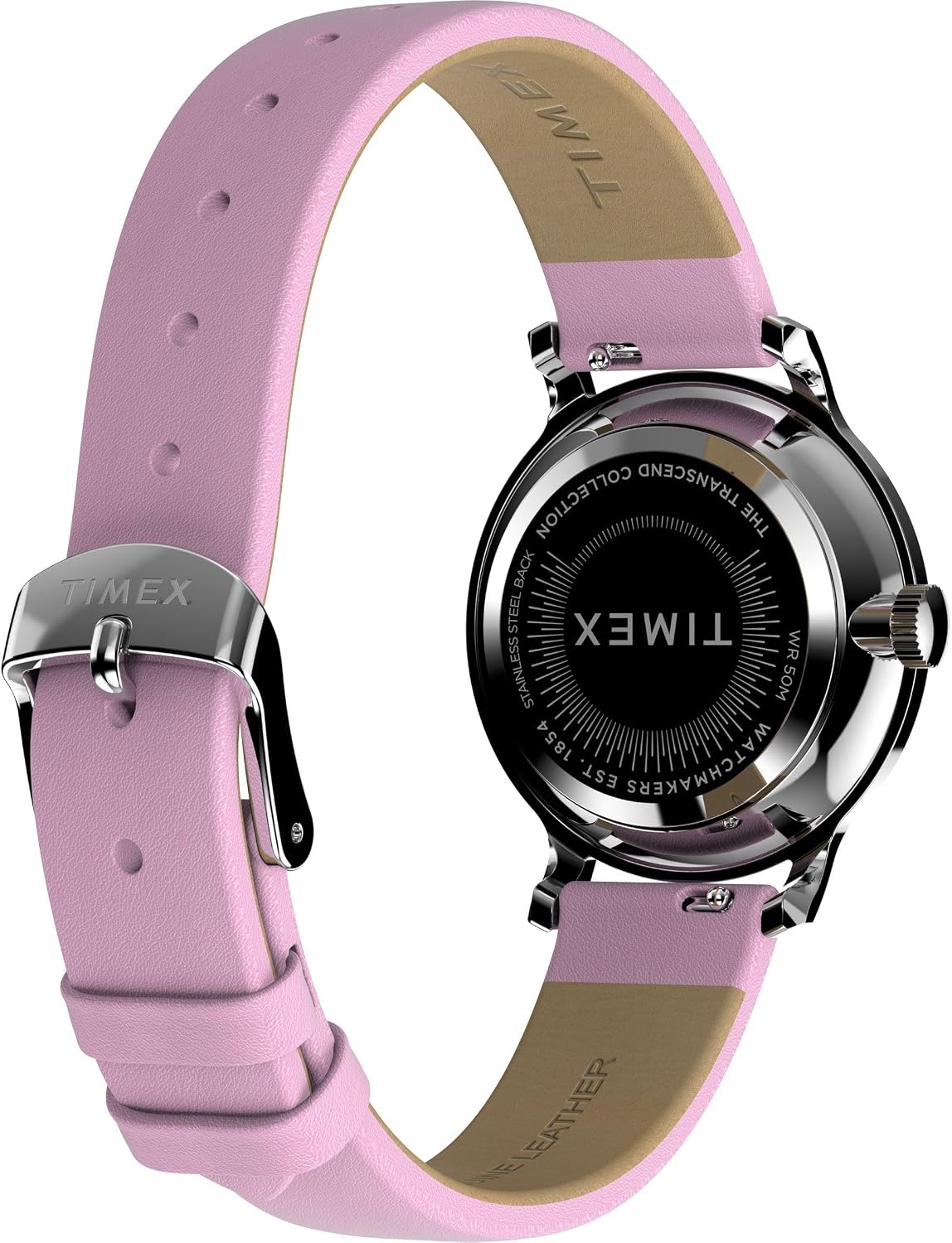 image:imageTimex Transcend 34mm Womens Analog Watch Stylish Modern DesignPurpleSilverToneSilverTone