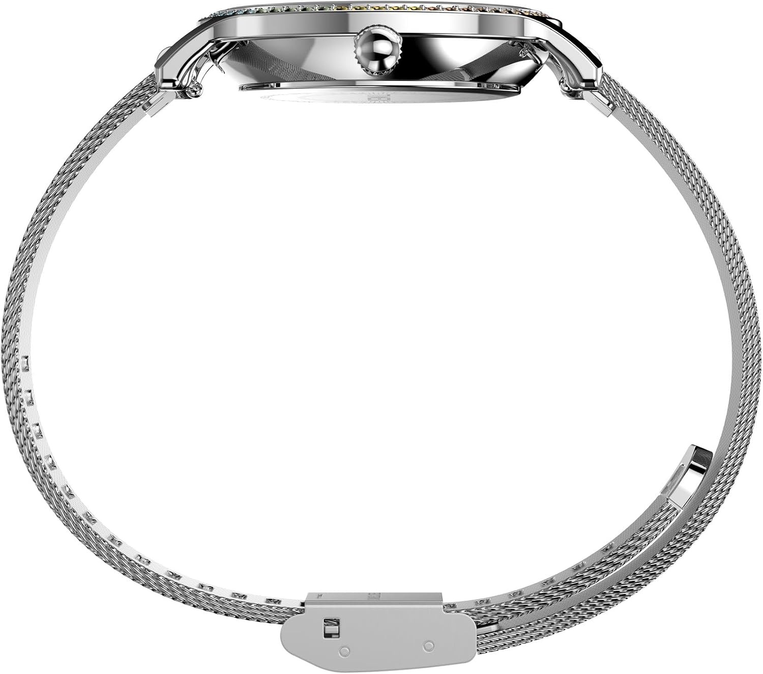 image:imageTimex Transcend 34mm Womens Analog Watch Stylish Modern DesignSilverToneSilverToneSilverTone
